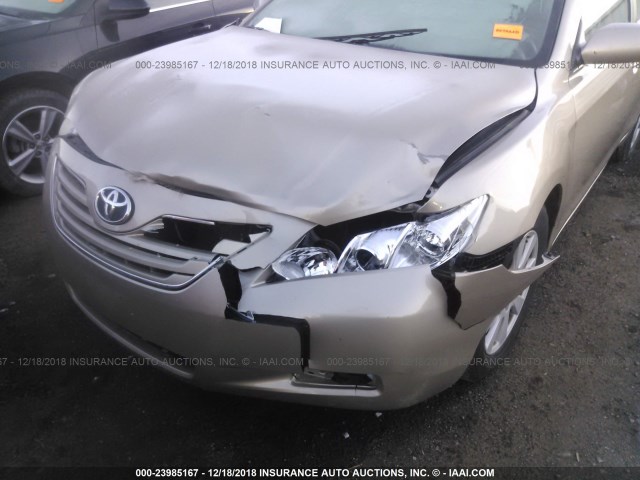 4T4BE46K19R078935 - 2009 TOYOTA CAMRY SE/LE/XLE BEIGE photo 6