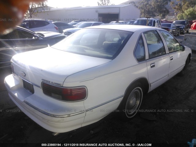 1G1BL52P2TR189220 - 1996 CHEVROLET CAPRICE / IMPALA CLASSIC/SS WHITE photo 4