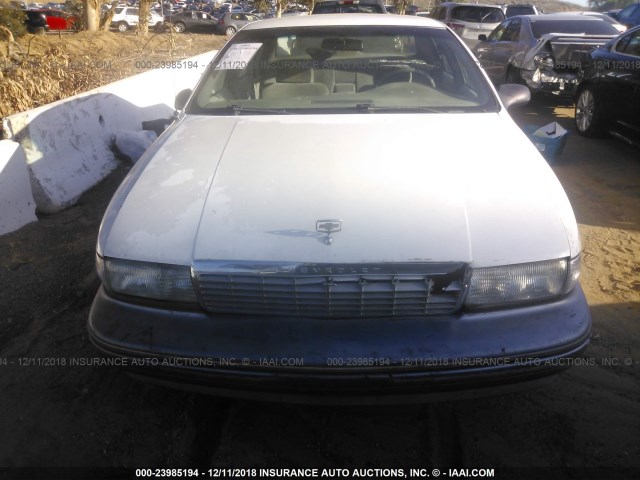 1G1BL52P2TR189220 - 1996 CHEVROLET CAPRICE / IMPALA CLASSIC/SS WHITE photo 6