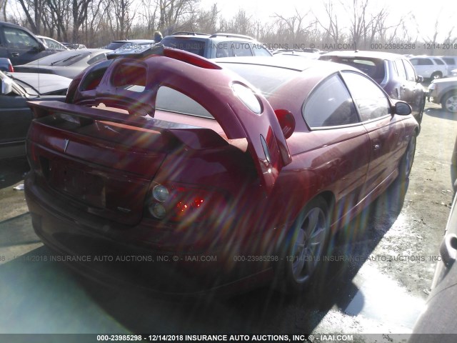 6G2VX12G54L242490 - 2004 PONTIAC GTO RED photo 4