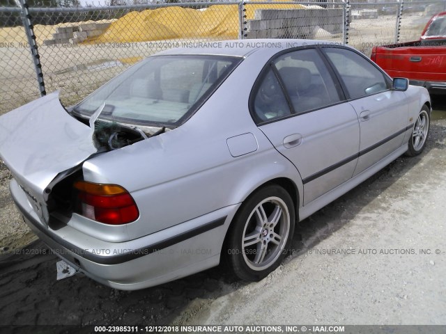 WBADM6346YGU23771 - 2000 BMW 528 I AUTOMATIC SILVER photo 4