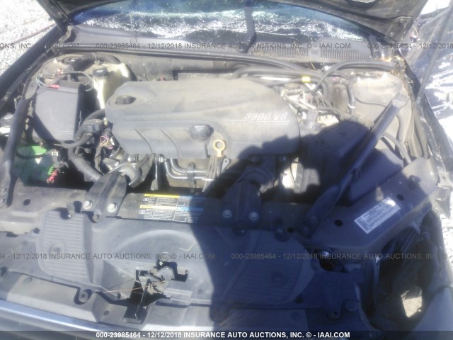 2G1WS55R279235131 - 2007 CHEVROLET IMPALA POLICE BLACK photo 10