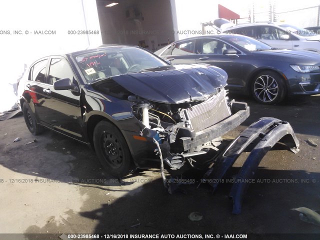 1C3LC46K68N264878 - 2008 CHRYSLER SEBRING LX BLACK photo 1