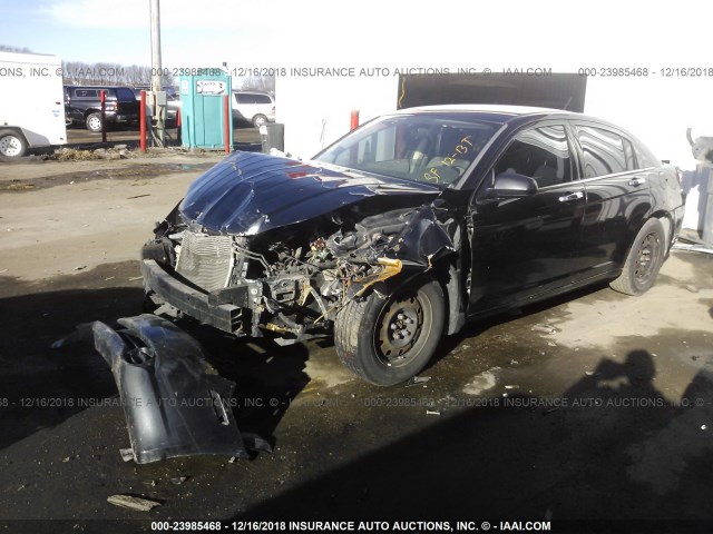 1C3LC46K68N264878 - 2008 CHRYSLER SEBRING LX BLACK photo 2