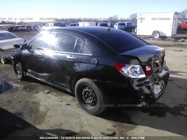 1C3LC46K68N264878 - 2008 CHRYSLER SEBRING LX BLACK photo 3