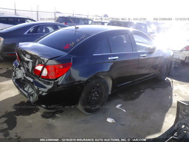 1C3LC46K68N264878 - 2008 CHRYSLER SEBRING LX BLACK photo 4