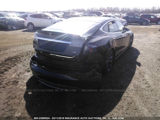 5YJSA1H19EFP58095 - 2014 TESLA MODEL S BLACK photo 6