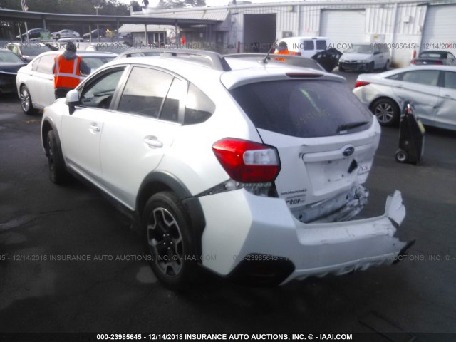 JF2GPACC7D2802501 - 2013 SUBARU XV CROSSTREK 2.0 PREMIUM WHITE photo 3