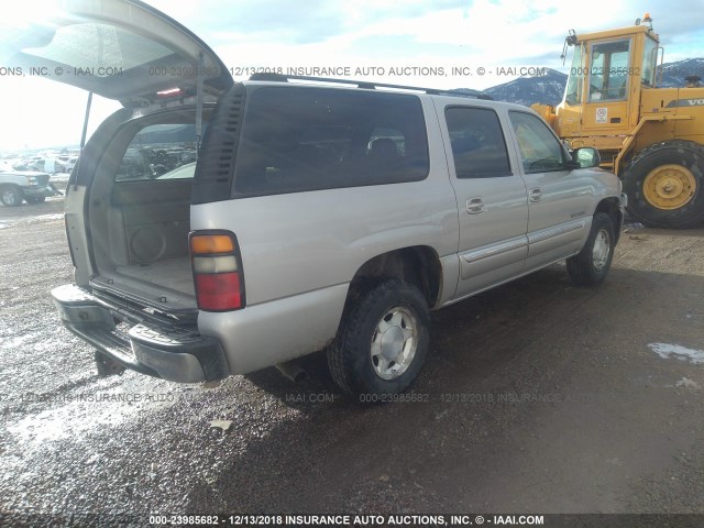 1GKFK16Z04J215916 - 2004 GMC YUKON XL K1500 SILVER photo 4