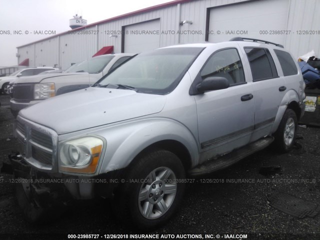 1D4HB38N75F592700 - 2005 DODGE DURANGO ST SILVER photo 2