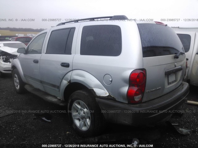 1D4HB38N75F592700 - 2005 DODGE DURANGO ST SILVER photo 3