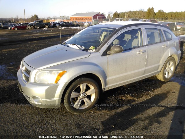 1B3CB3HA2BD106517 - 2011 DODGE CALIBER MAINSTREET SILVER photo 2