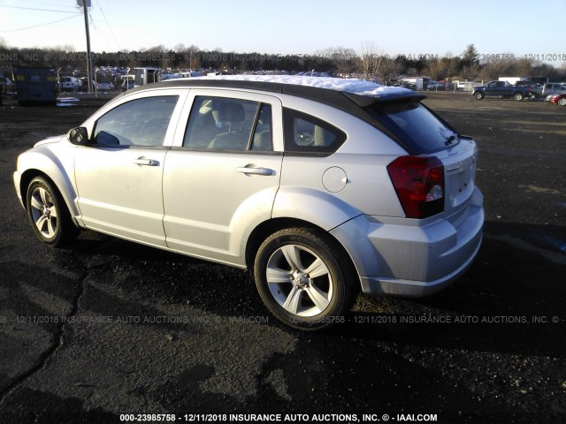 1B3CB3HA2BD106517 - 2011 DODGE CALIBER MAINSTREET SILVER photo 3