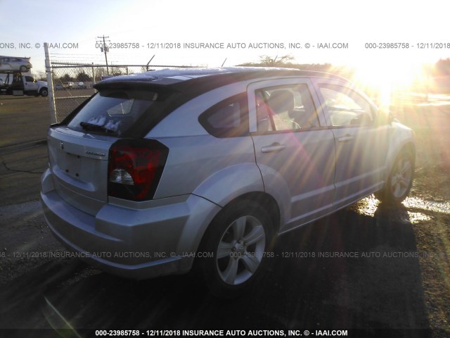 1B3CB3HA2BD106517 - 2011 DODGE CALIBER MAINSTREET SILVER photo 4