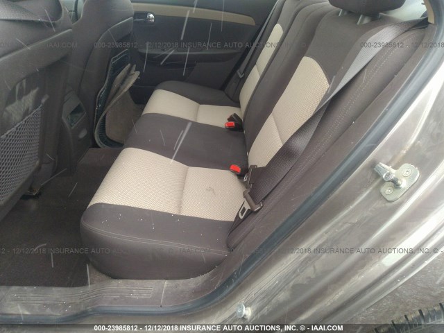 1G1ZC5EB2AF222682 - 2010 CHEVROLET MALIBU 1LT BROWN photo 8