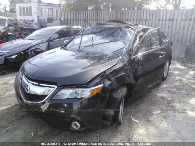 5J8TB4H53EL017476 - 2014 ACURA RDX TECHNOLOGY Dark Brown photo 2