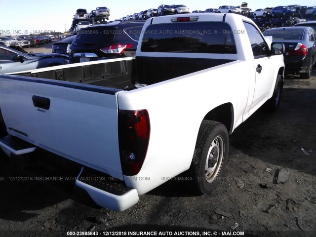 1GCCSBF99C8106350 - 2012 CHEVROLET COLORADO WHITE photo 4