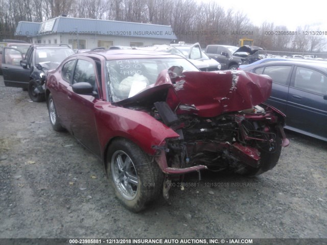 2B3KA43G07H784256 - 2007 DODGE CHARGER SE/SXT RED photo 6