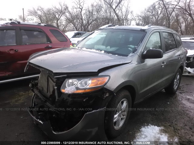 5XYZGDAG7BG019910 - 2011 HYUNDAI SANTA FE GLS GRAY photo 2