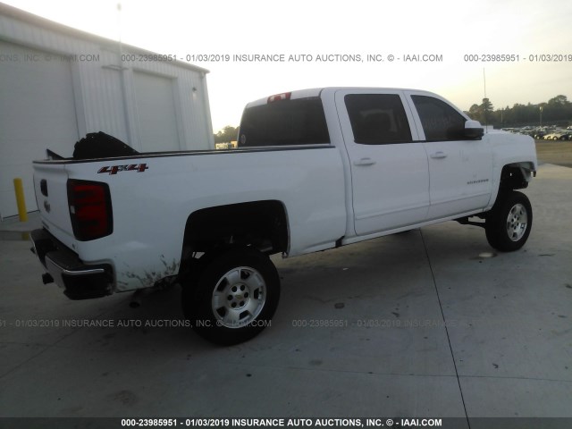 1GCUKREC3JF181242 - 2018 CHEVROLET SILVERADO K1500 LT WHITE photo 4