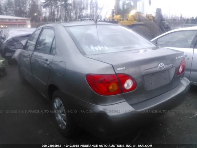 1NXBR32E83Z172228 - 2003 TOYOTA COROLLA CE/LE/S GRAY photo 3