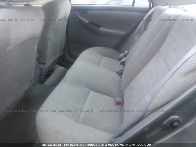 1NXBR32E83Z172228 - 2003 TOYOTA COROLLA CE/LE/S GRAY photo 8