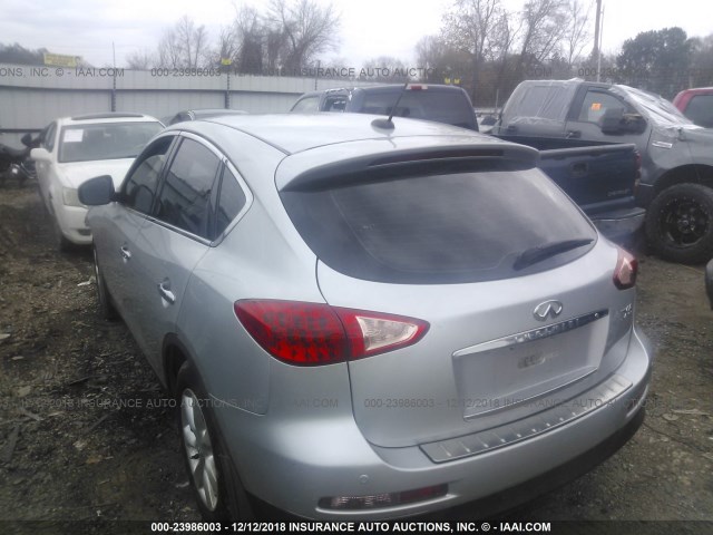 JN1AJ0HP2AM703440 - 2010 INFINITI EX35 JOURNEY SILVER photo 3