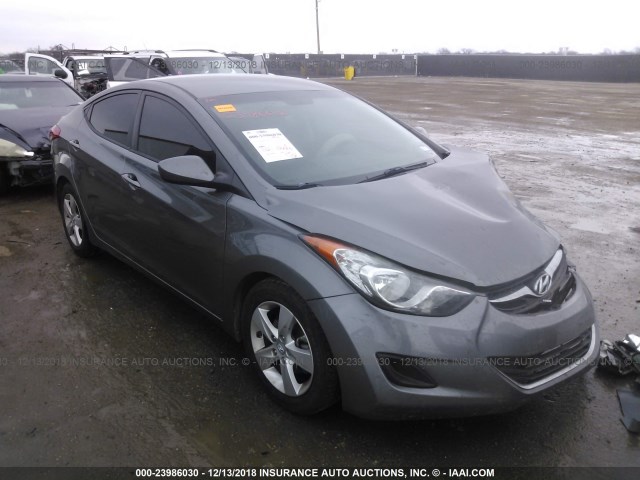 5NPDH4AEXDH242573 - 2013 HYUNDAI ELANTRA GLS/LIMITED GRAY photo 1