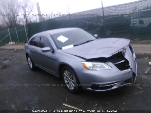 1C3CCBBBXDN514322 - 2013 CHRYSLER 200 TOURING SILVER photo 1