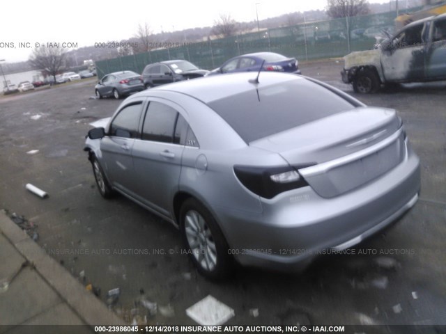 1C3CCBBBXDN514322 - 2013 CHRYSLER 200 TOURING SILVER photo 3