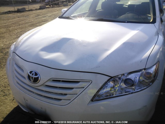 4T4BE46K69R125490 - 2009 TOYOTA CAMRY SE/LE/XLE WHITE photo 6