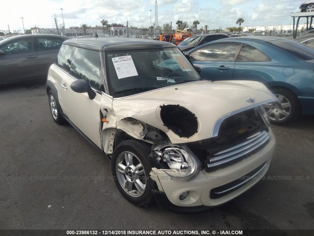 WMWSU3C53CT540268 - 2012 MINI COOPER WHITE photo 6