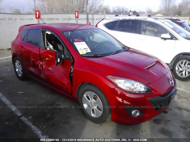 JM1BL1H49A1271454 - 2010 MAZDA SPEED 3 RED photo 1