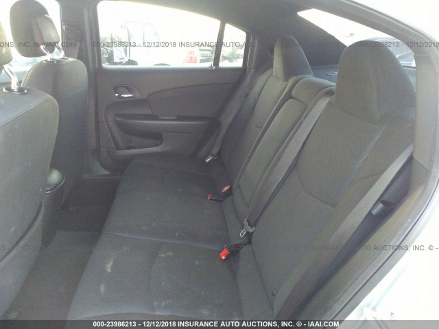 1C3CCBABXCN101560 - 2012 CHRYSLER 200 LX SILVER photo 8