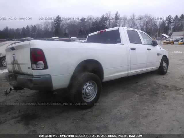 3C6TD4HT1CG211254 - 2012 DODGE RAM 2500 ST WHITE photo 4