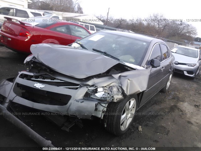 1G1ZA5EUXCF163665 - 2012 CHEVROLET MALIBU LS GRAY photo 2