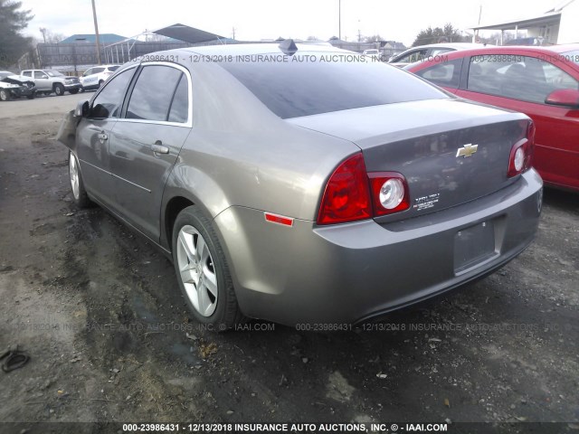 1G1ZA5EUXCF163665 - 2012 CHEVROLET MALIBU LS GRAY photo 3