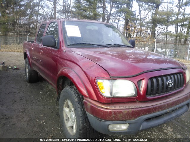 5TEGN92N33Z175666 - 2003 TOYOTA TACOMA DOUBLE CAB PRERUNNER RED photo 6