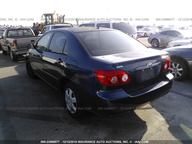 1NXBR32E77Z874546 - 2007 TOYOTA COROLLA CE/LE/S Dark Blue photo 3