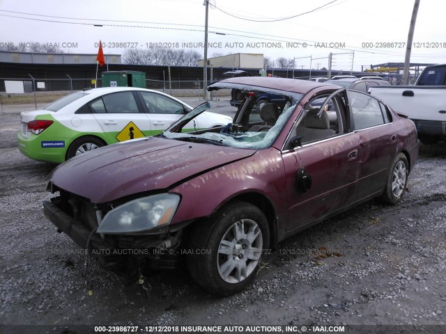 1N4AL11D95C160599 - 2005 NISSAN ALTIMA S/SL RED photo 2