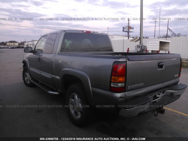 1GTEK19T96Z182210 - 2006 GMC NEW SIERRA K1500 GRAY photo 3