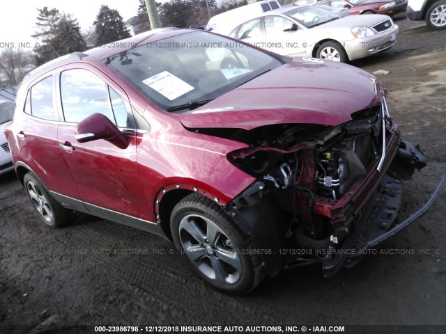 KL4CJBSB0EB589142 - 2014 BUICK ENCORE CONVENIENCE RED photo 1