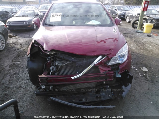 KL4CJBSB0EB589142 - 2014 BUICK ENCORE CONVENIENCE RED photo 6