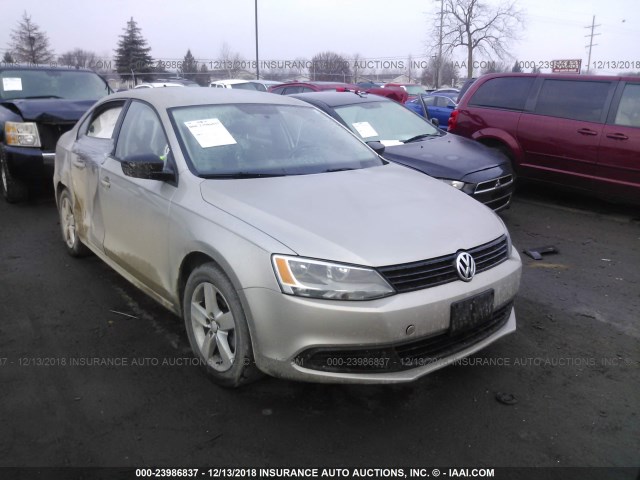 3VW3L7AJXEM330976 - 2014 VOLKSWAGEN JETTA TDI TAN photo 1