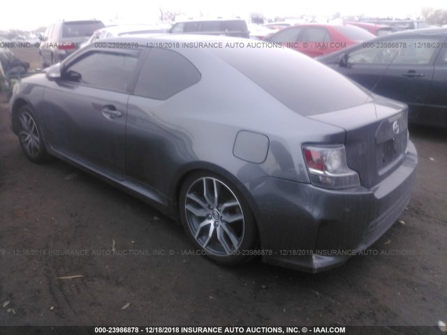 JTKJF5C70F3096009 - 2015 TOYOTA SCION TC ნაცრისფერი ფოტო 3