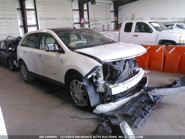 2LMDU68CX9BJ05177 - 2009 LINCOLN MKX WHITE photo 1