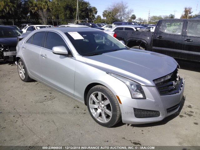 1G6AA5RA9D0152474 - 2013 CADILLAC ATS SILVER photo 1