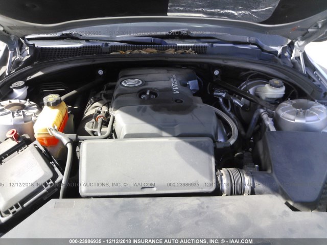 1G6AA5RA9D0152474 - 2013 CADILLAC ATS SILVER photo 10