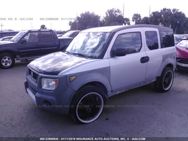 5J6YH28283L011306 - 2003 HONDA ELEMENT DX SILVER photo 2