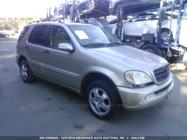 4JGAB54E52A334793 - 2002 MERCEDES-BENZ ML 320 GOLD photo 1